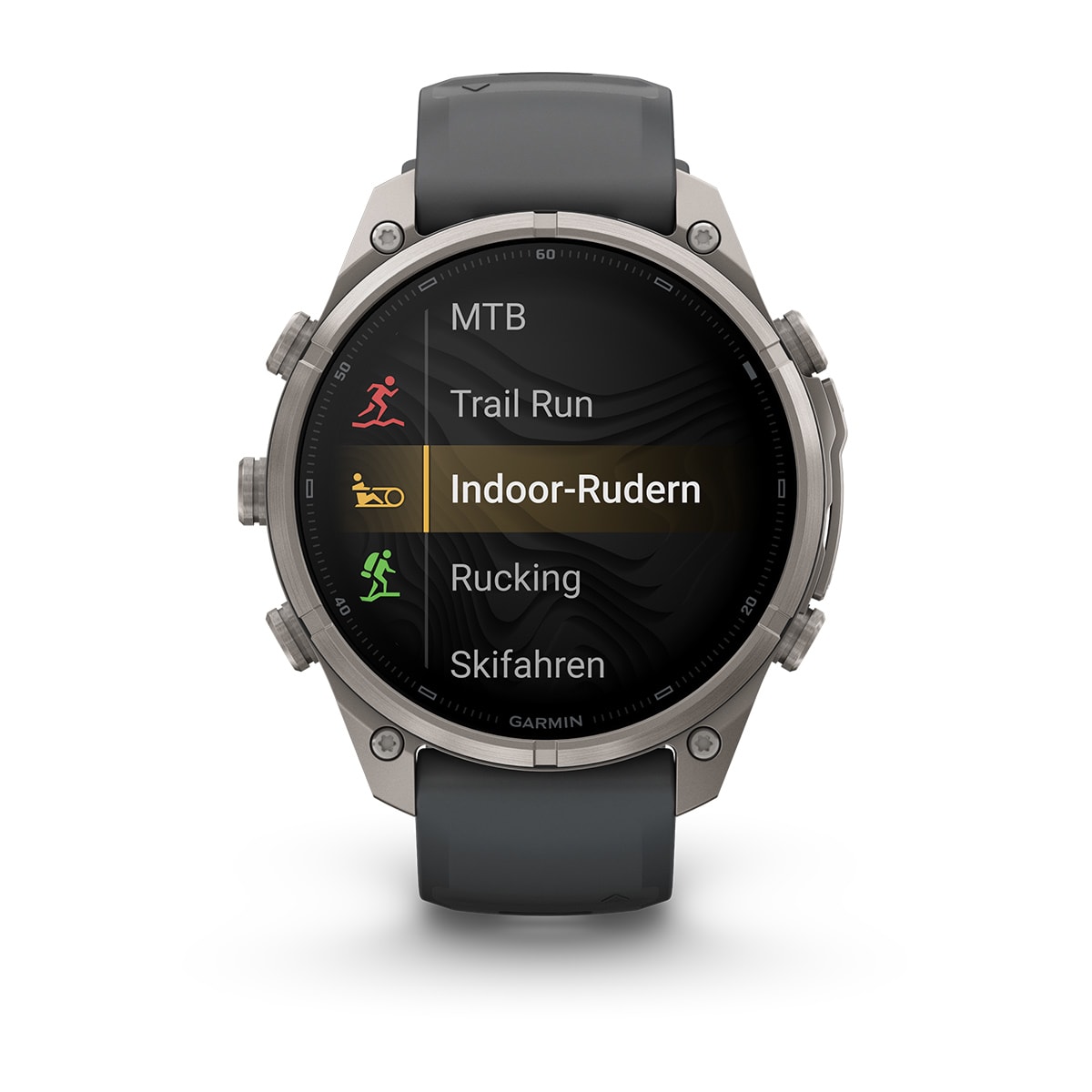 Garmin fēnix® 9 Pro inReach® - 47 mm AMOLED Sapphire Titanium with Graphite/Black Silicone Band 010-04336-21