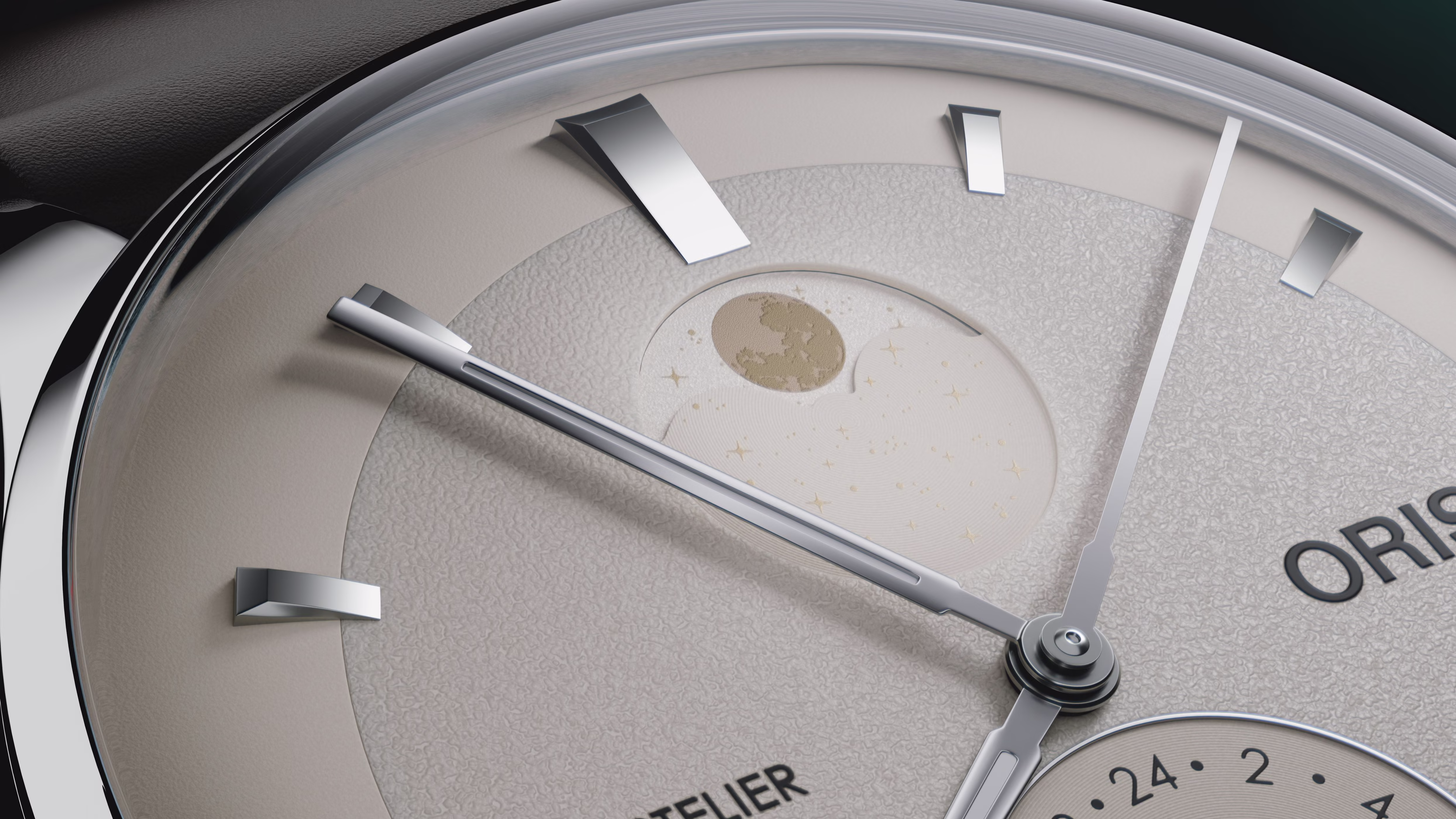 Oris Artelier Complication, 39.50 mm, stainless steel, white men's watch 01 782 7811 4051-07 8 20 20