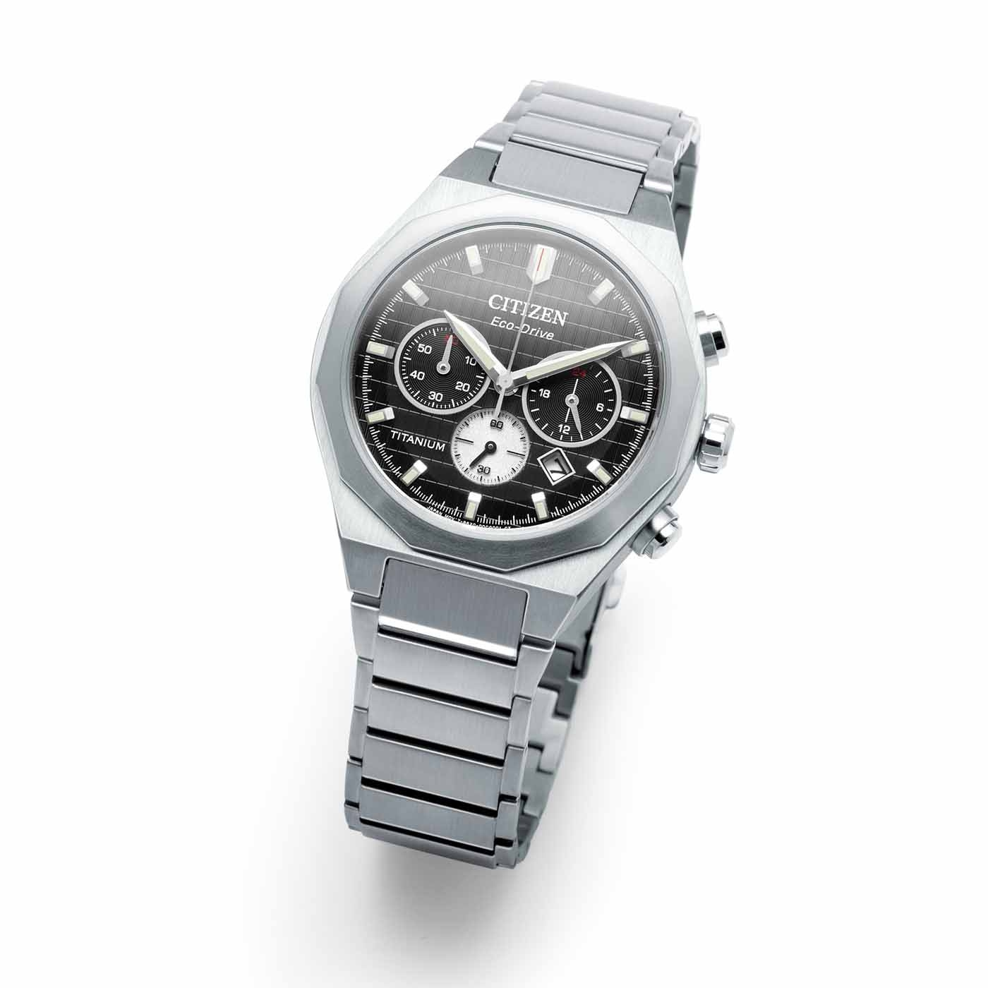 Citizen Zenshin Senkei Super Titanium™ Chronograph with Eco-Drive Men's Watch CA4690-51E