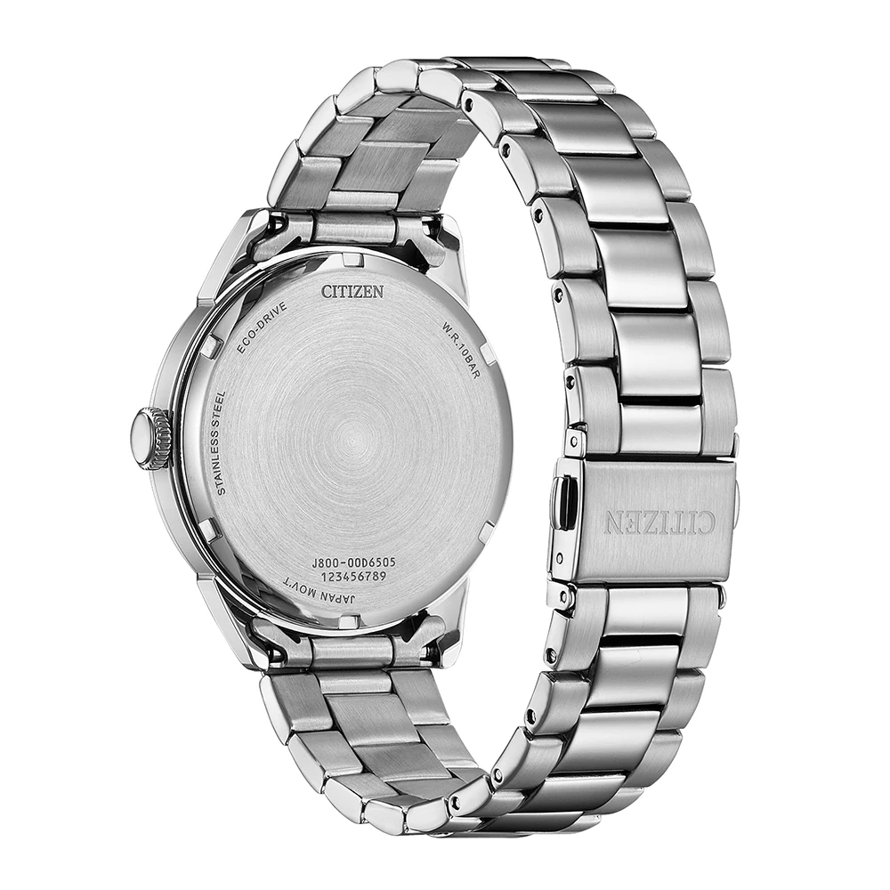 Citizen Eco-Drive Classic Day-Date Stainless Steel Green, 40.5mm Men's Watch AW0151-85XC