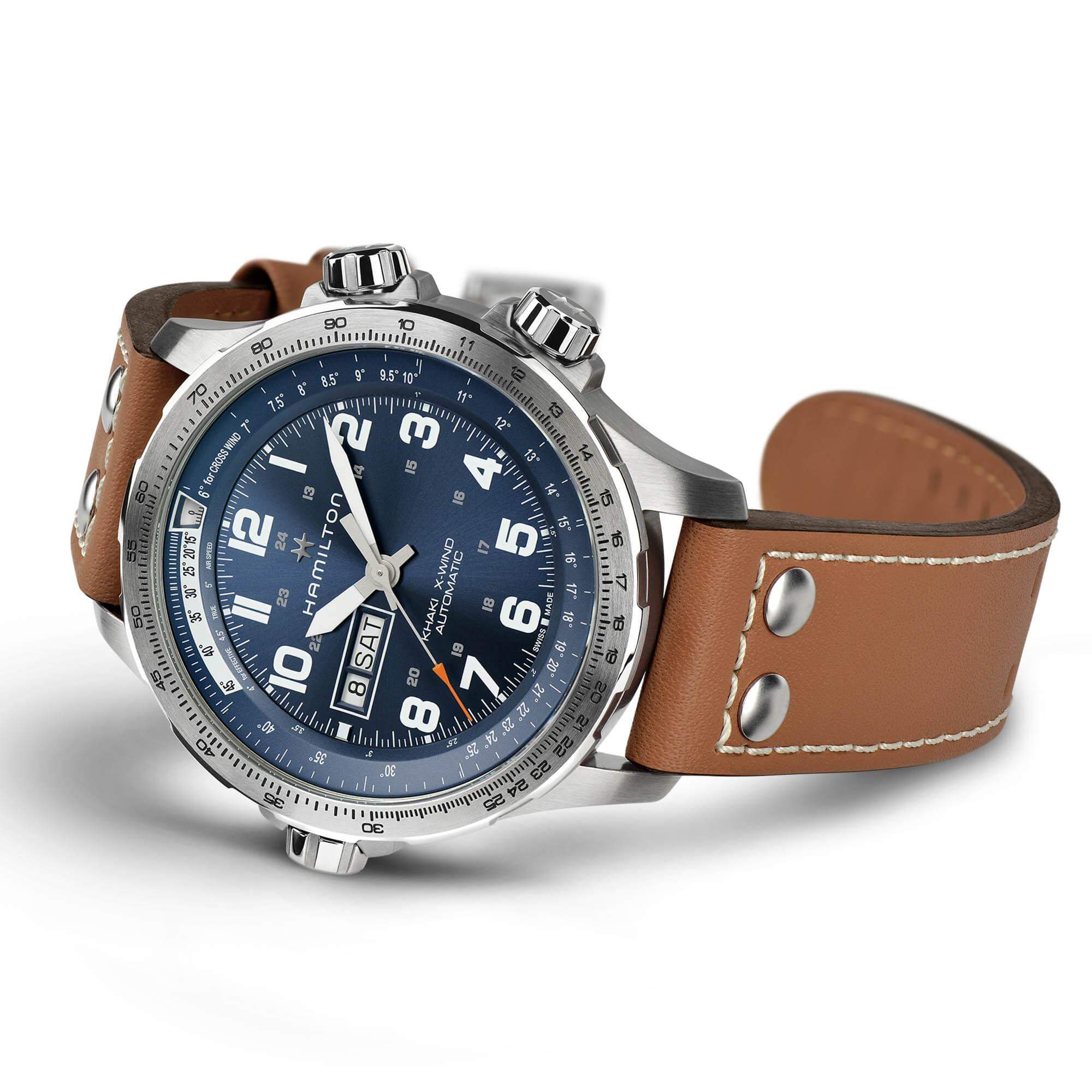 Hamilton Khaki X-Wind Day Date Automatic H77765541 Men's Watch