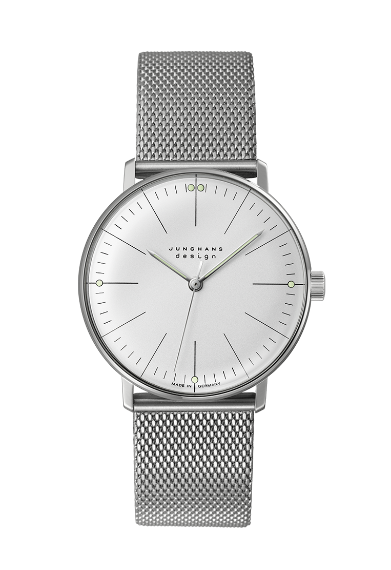 Junghans max bill hand-wound sapphire glass men's watch 027/3004.46