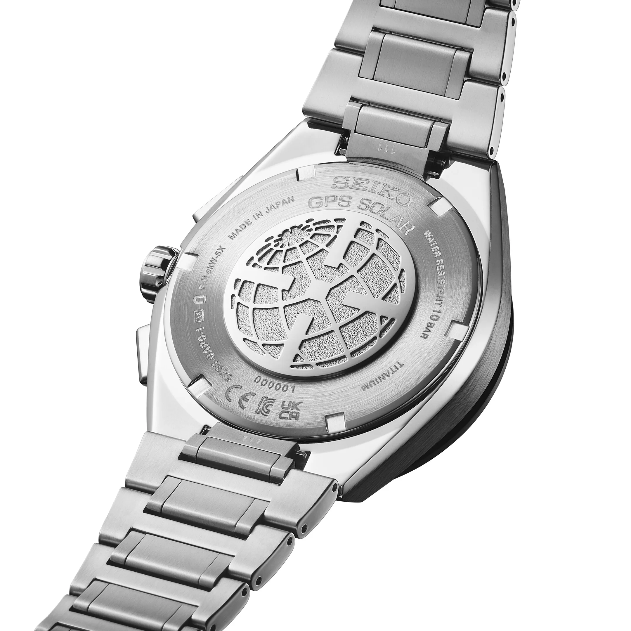 Seiko Astron GPS Solar Dual Time Chronograph Men's Watch SSH175J1
