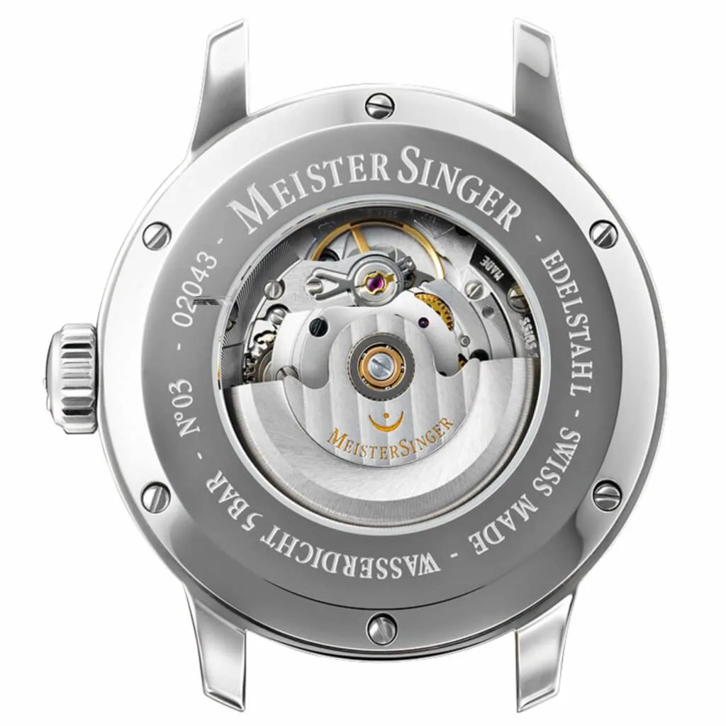 Meister Singer N 03 automatic men's watch AM901G