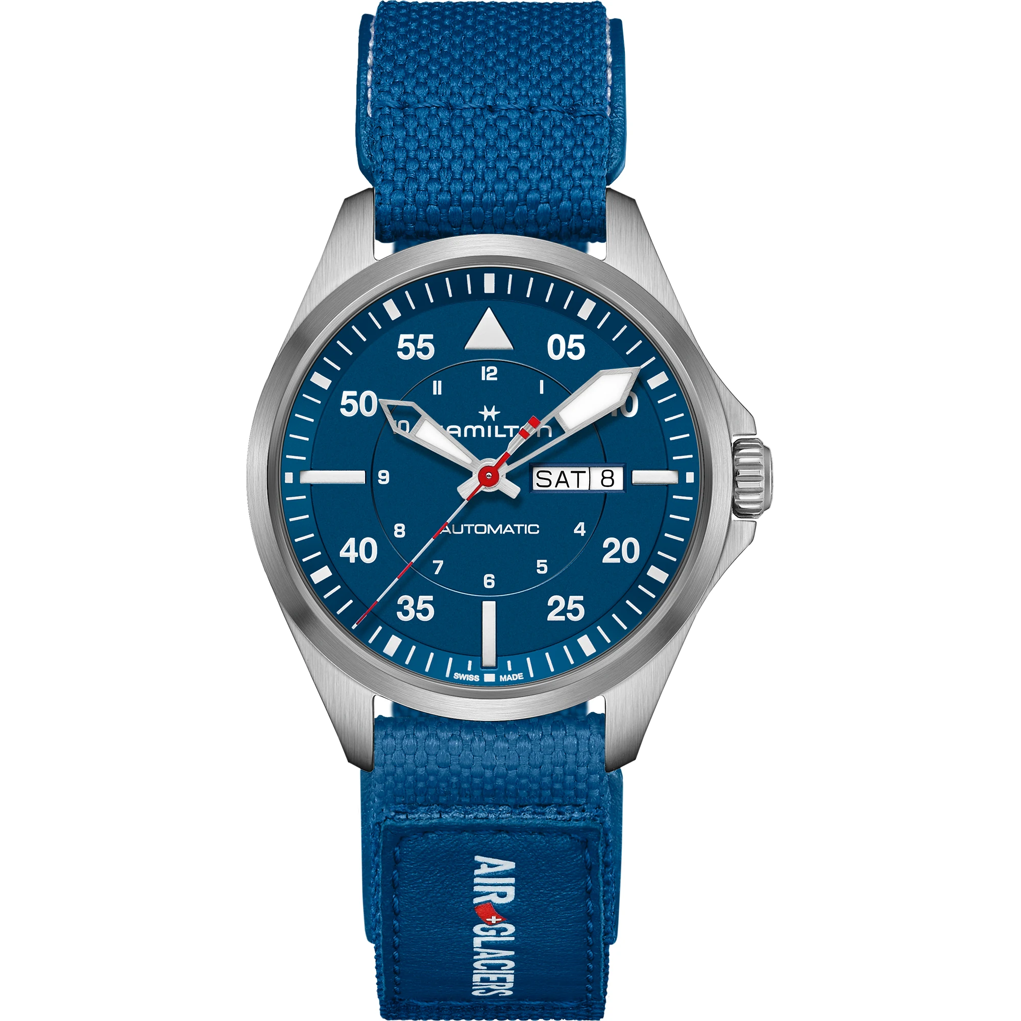 Hamilton Khaki Aviation Pilot Automatic - Air-Glaciers Edition Men's Watch H64655941