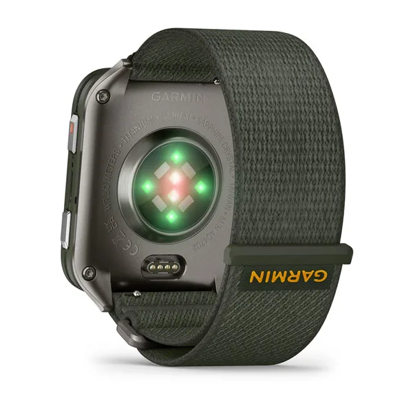 Garmin Venu® X1 Green with ComfortFit-Nylonarmband 010-02980-03