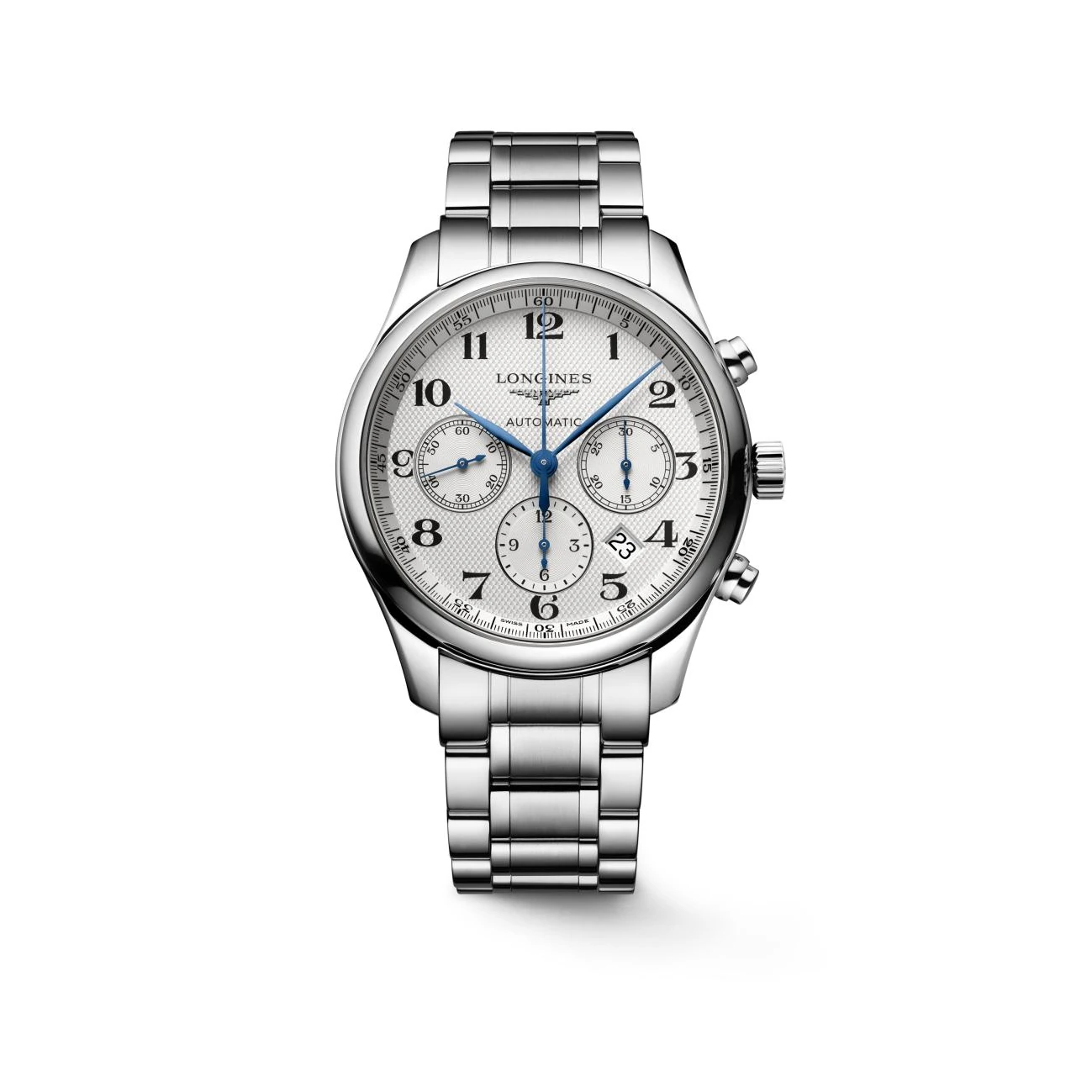 Longines Master Collection Chronograph Silver Stainless Steel Bracelet Men's Watch L2.759.4.78.6