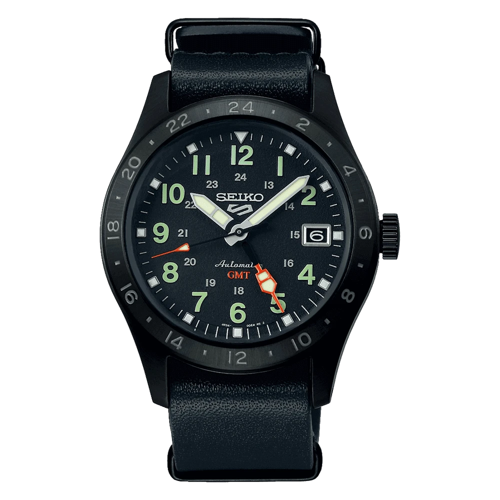 Seiko SSK025K1 5 Sports GMT Field Street Style Men's Watch