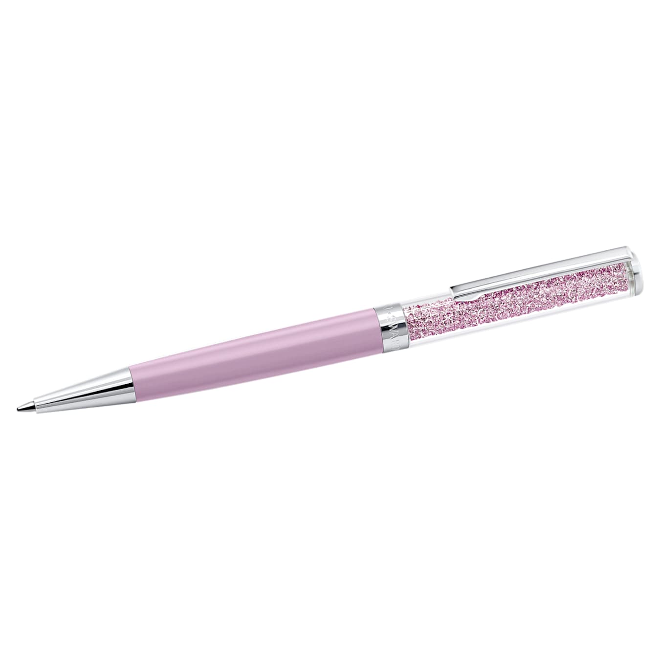 Swarovski Crystalline ballpoint pen, pink lacquered, chrome-plated 5224391