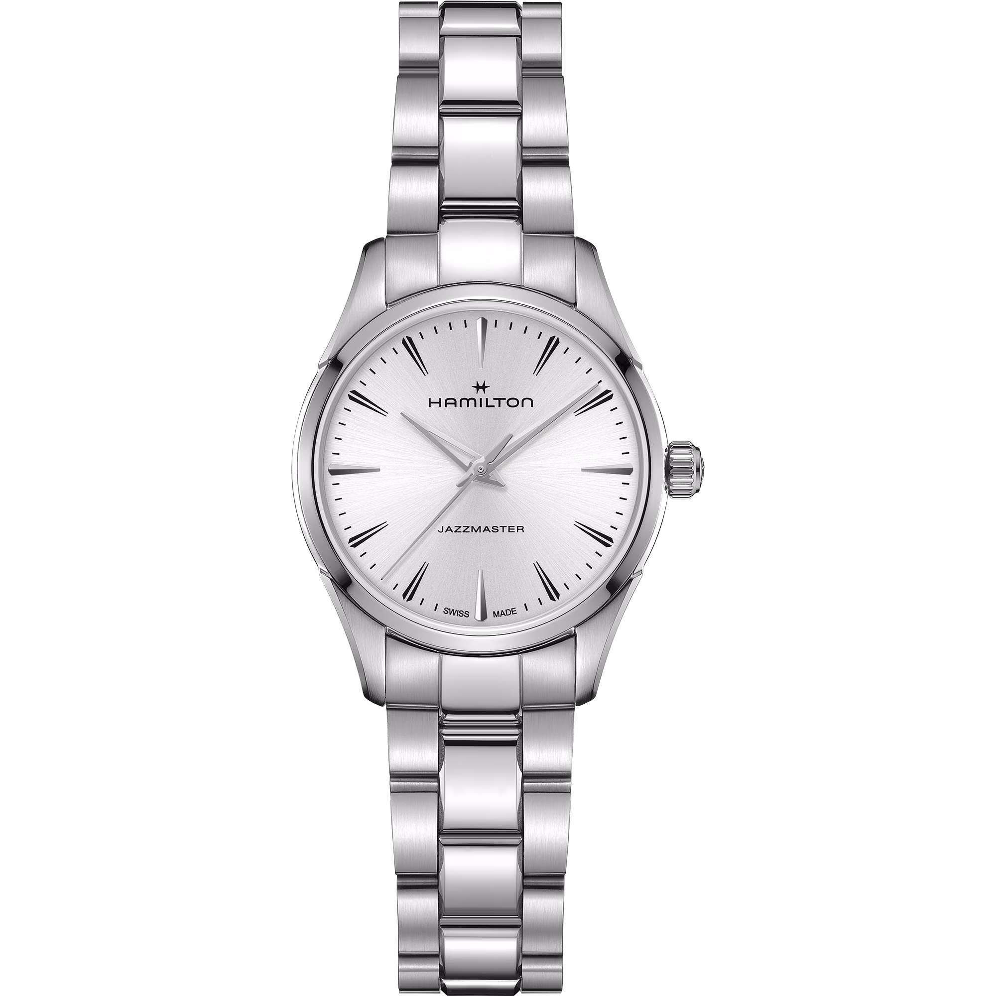 Hamilton Jazzmaster Quartz 32 mm Edelstahl Damenuhr H32301181