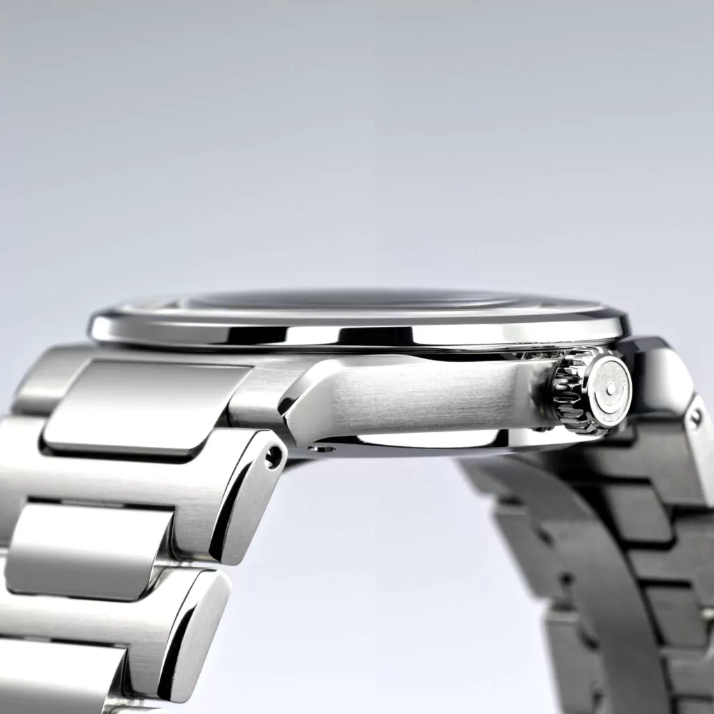 Meister Singer Kaenos Sonnenschliff Grau Herrenuhr KS927