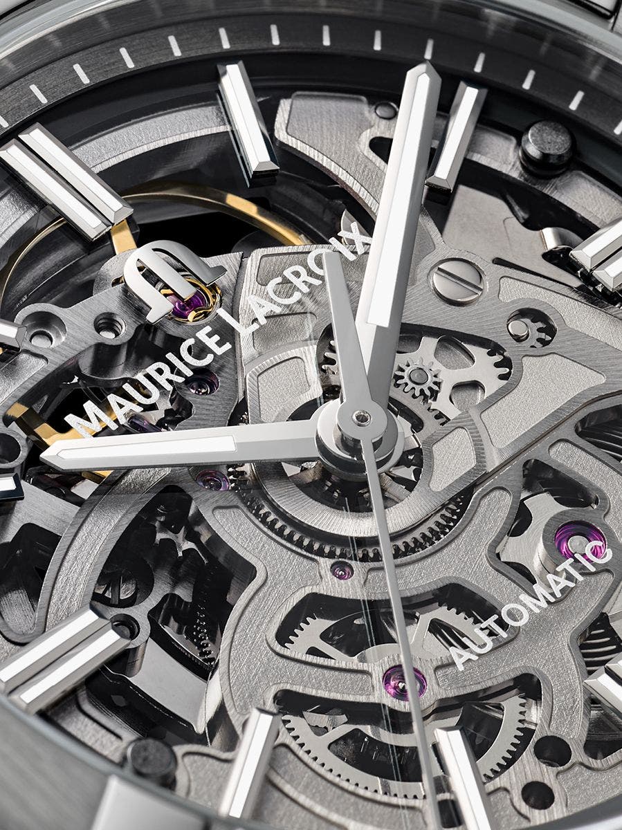 Maurice Lacroix Aikon Skeleton Men's Watch AI6007-SS002-030-1
