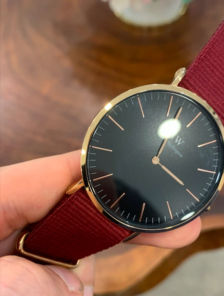 Pre-owned Daniel Wellington DW00100269 Classic Black Roselyn Men's Watch 40mm