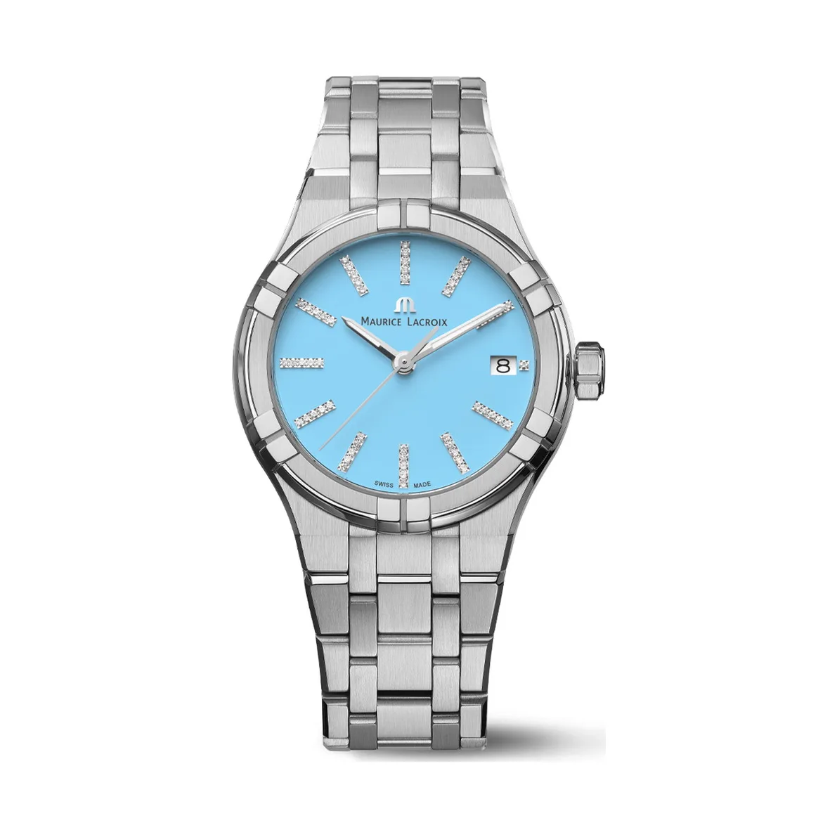 Maurice Lacroix Aikon Quartz Colours Edition Light Blue 35 mm Ladies Watch AI1106-SS002-450-1