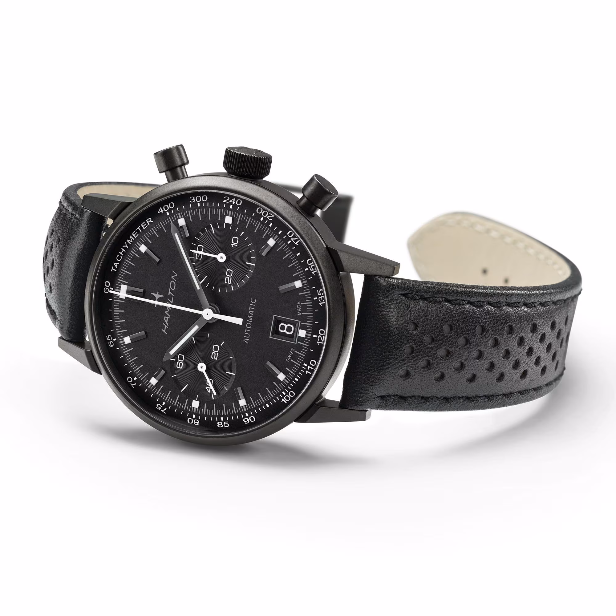 Hamilton Intra-Matic Auto Chrono 40 mm white # H38446730