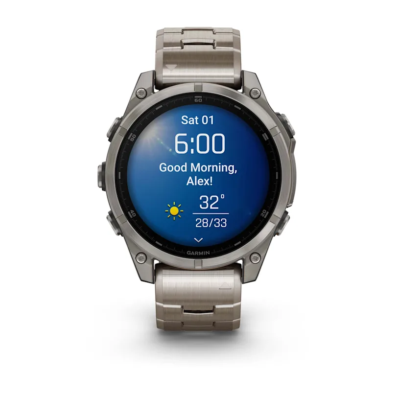 Garmin fēnix® 8 - 47 mm AMOLED Sapphire Graphite/Titanium Titan 010-02904-40