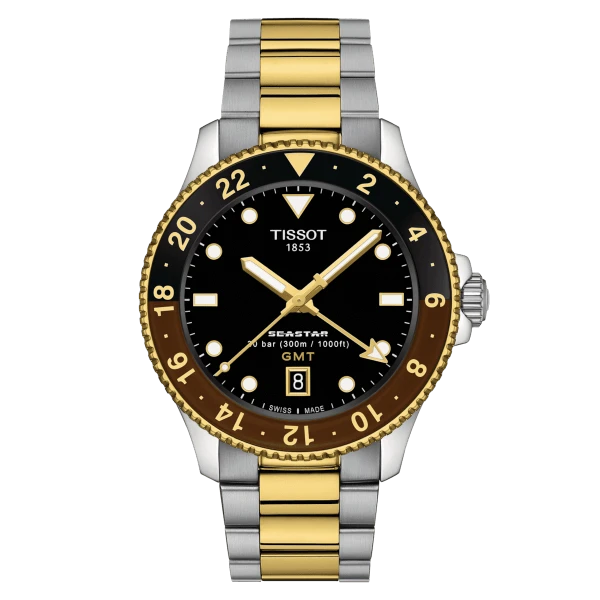 Tissot Seastar 1000 Quartz GMT Men's Watch T120.852.22.051.00