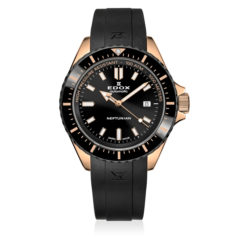 Edox Neptunian men's watch 80120 37RNNCA NIR