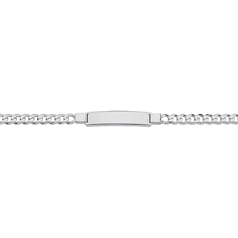 CEM 925 silver identification bracelet 21.5 cm rhodium-plated BIDR904670