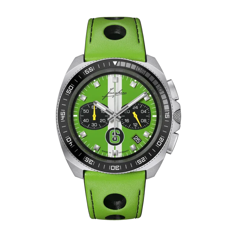 Junghans 1972 Chronoscope Sports Edition 2026, Green, Quartz movement, Limited Edition Men's watch 41/4560.00