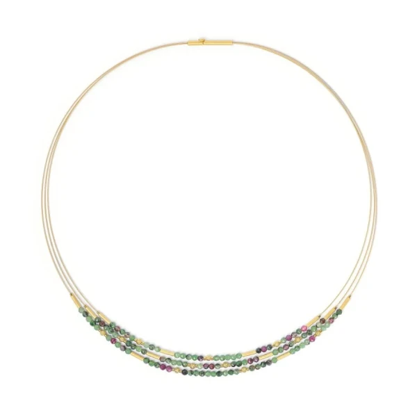 Bernd Wolf Clenifa necklace ruby-zoisite 84136086-043