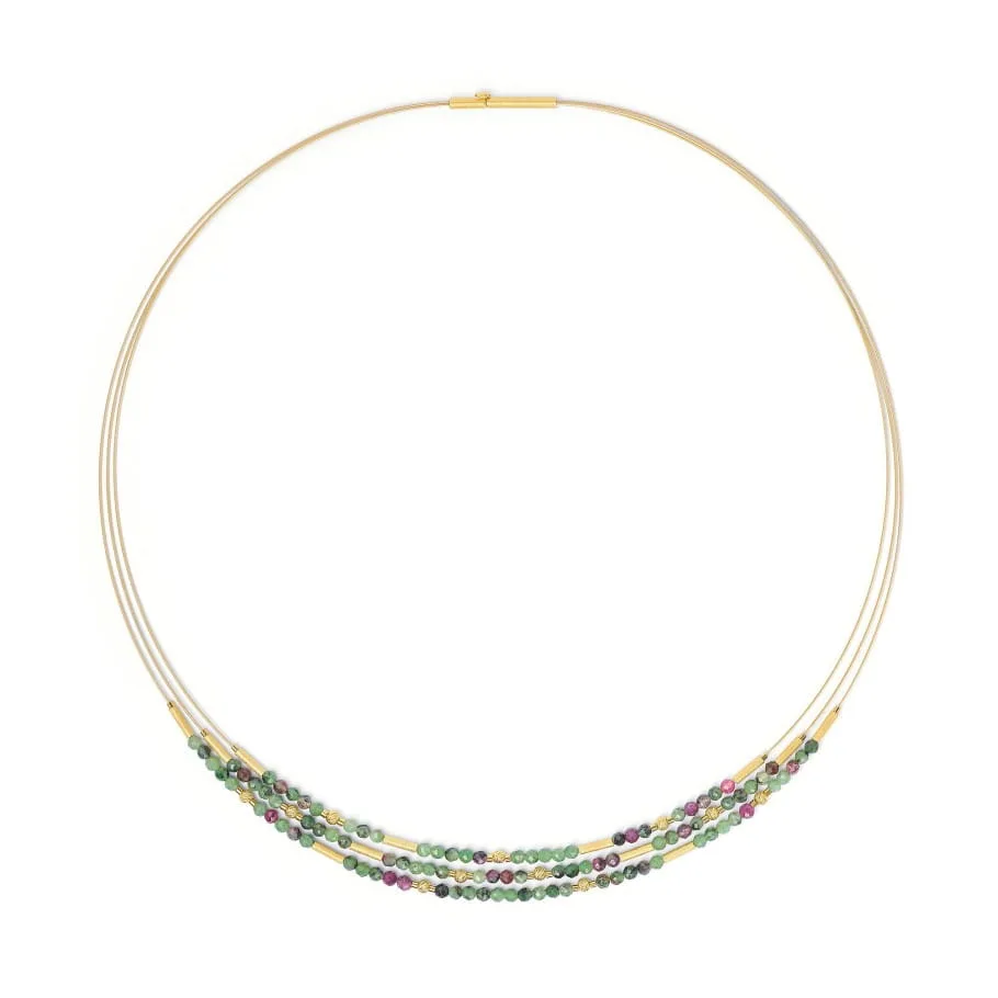 Bernd Wolf Clenifa necklace ruby-zoisite 84136086-043