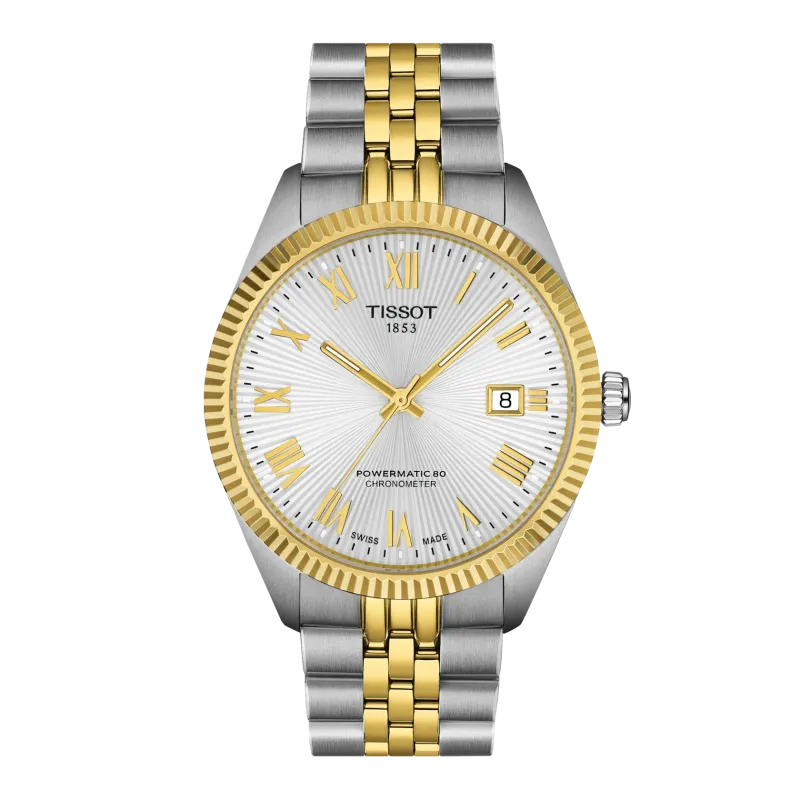 Tissot Ballade Powermatic 80 COSC 39mm Bicolor Men's Watch T156.408.22.033.00