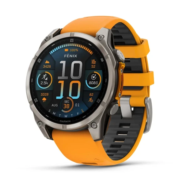 Garmin fēnix® 8 - 47 mm AMOLED Sapphire Graphite/Titanium Titan 010-02904-11