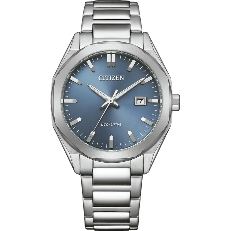 Citizen Eco-Drive Stainless Steel Blue, 38mm, Analog Quartz Caliber E111 Men's Watch BM7620-83M