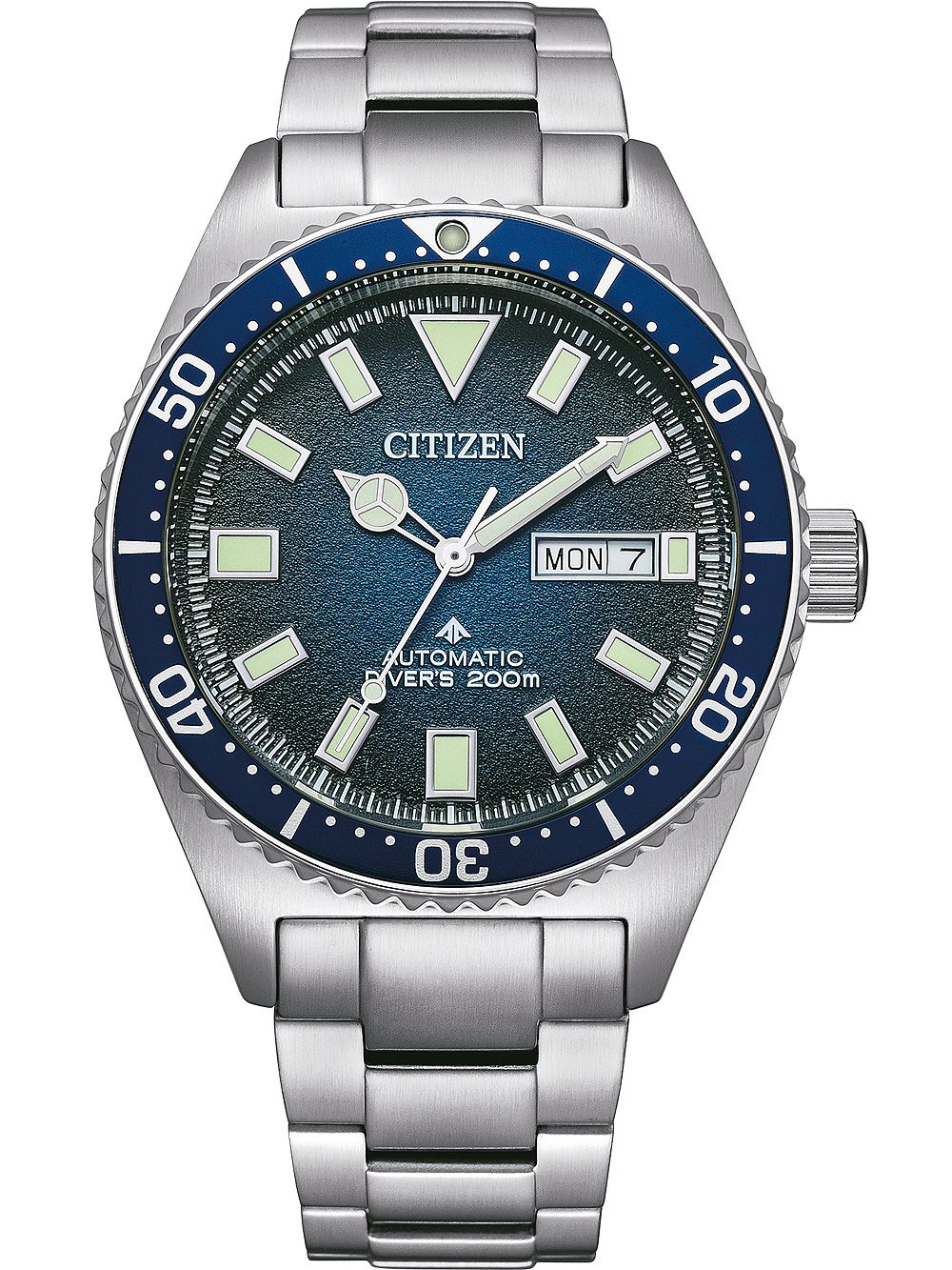 Citizen PROMASTER Mechanical Diver 41mm, 20 ATM, Stainless Steel, Blue Men's Watch NY0129-58LC