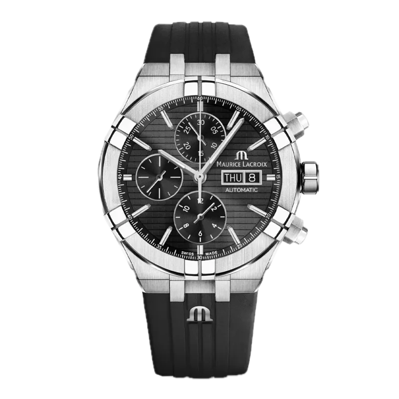 Maurice Lacroix Aikon Chronograph Day Date Men's Watch AI6038-SS000-330-2