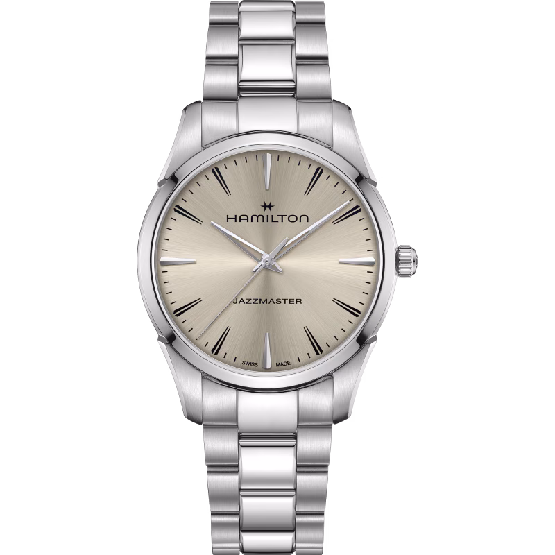 Hamilton Jazzmaster Quartz 40 mm, stainless steel, analogue Men's Watch H32461121