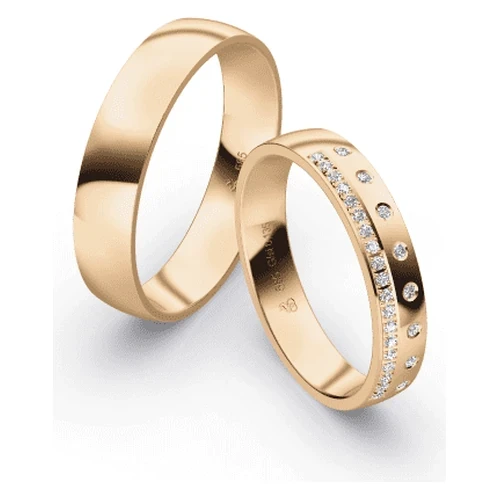 First Individual Love 3D Summer – One pair of wedding rings Rauschmayer 72-04041 / 73-04041