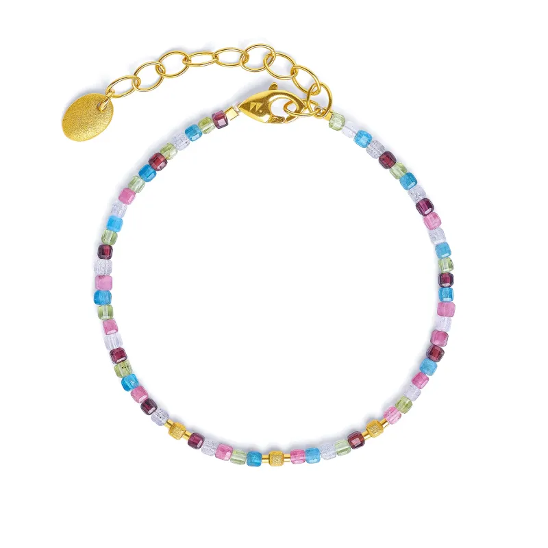 Bernd Wolf bracelet Cusevi design line Cubes bracelet multicolor