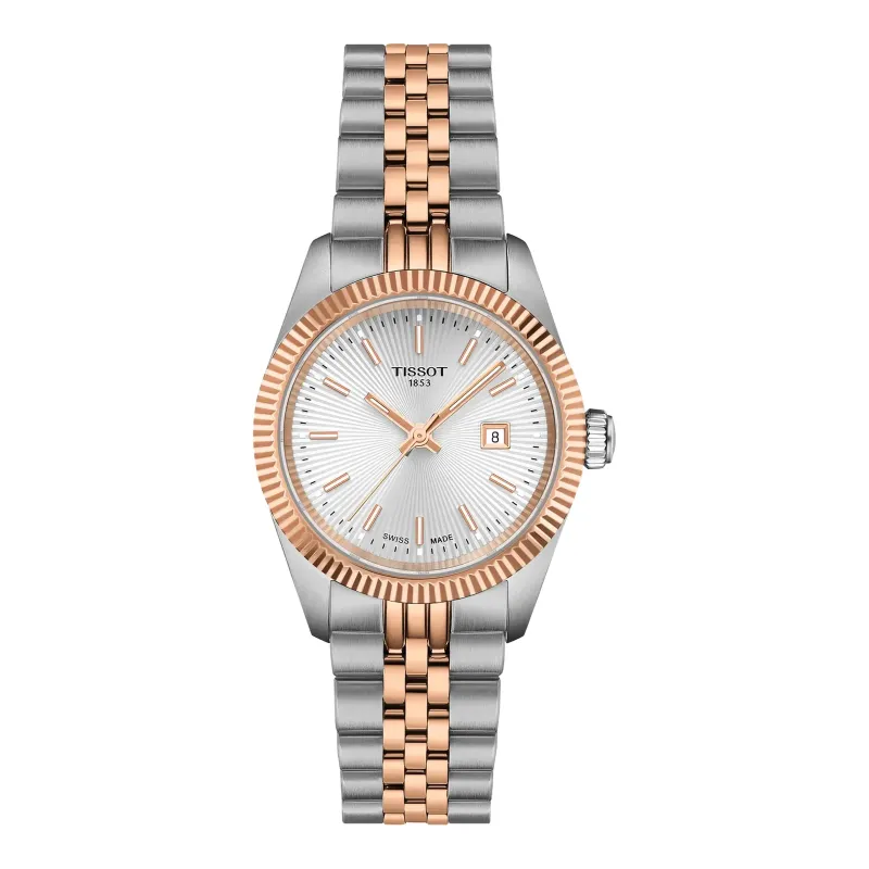 Tissot Ballade Quartz 30 mm Two Tone Rose Gold Women’s Watch T156.010.22.031.01