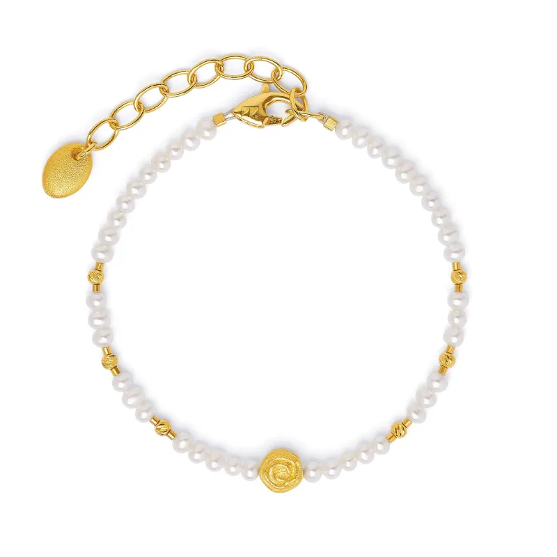 Bernd Wolf Rosi bracelet design line Rose, freshwater pearl 6100002656-V21