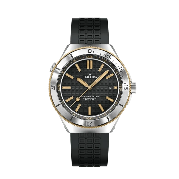 Fortis Marinemaster M-44 Black Resin Gold Men's Watch F8120015