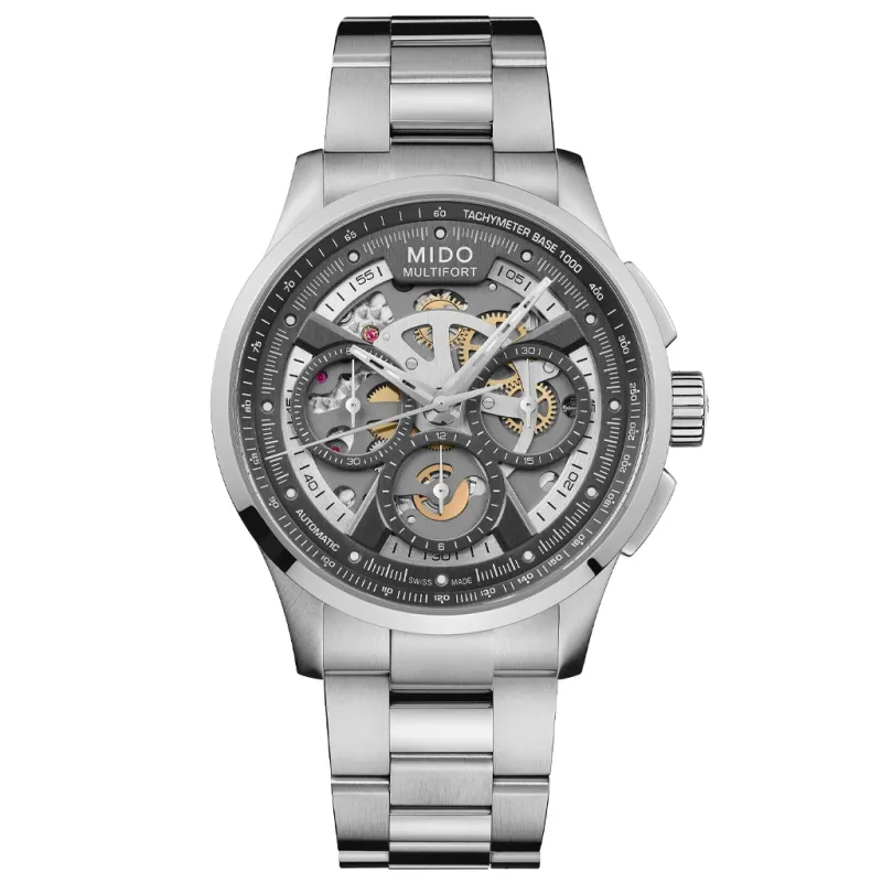 Mido Multifort Skeleton Chronograph Men's Watch M038.662.11.060.00