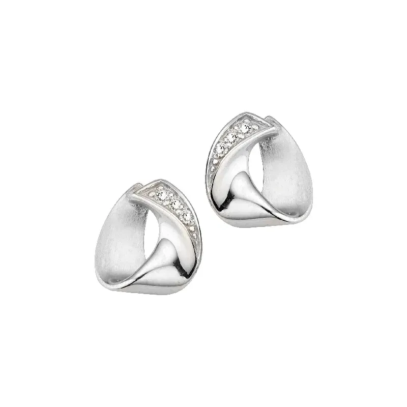 CEM 925 silver stud earrings BOS905179