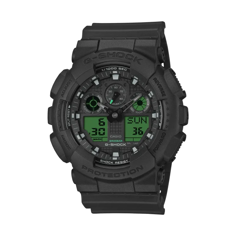 G-Shock ANALOG DIGITAL SERIES GA-100 Mens Watch GA-100BEG-1AER