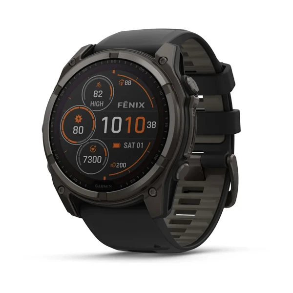 Garmin fēnix® 8 - 51 mm Solar Sapphire Graphite/Carbon Gray Titanium DLC 010-02907-11