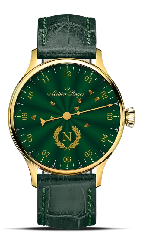 MeisterSinger Edition Napoléon Green Collector's Edition Men's Watch ED-NAPOLEON