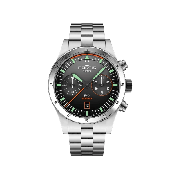 Fortis FLIEGER F-43 Bicompax Original Men's Watch F4240004