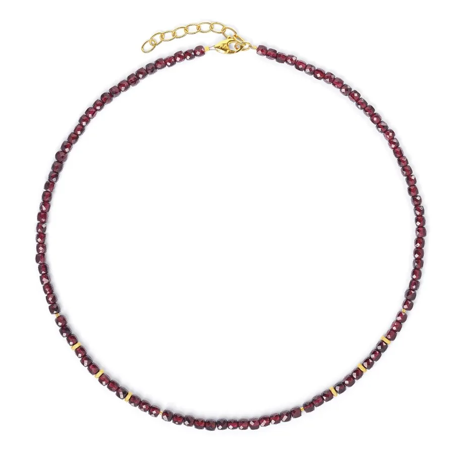 Bernd Wolf Fabricia necklace garnet 8120001776-043