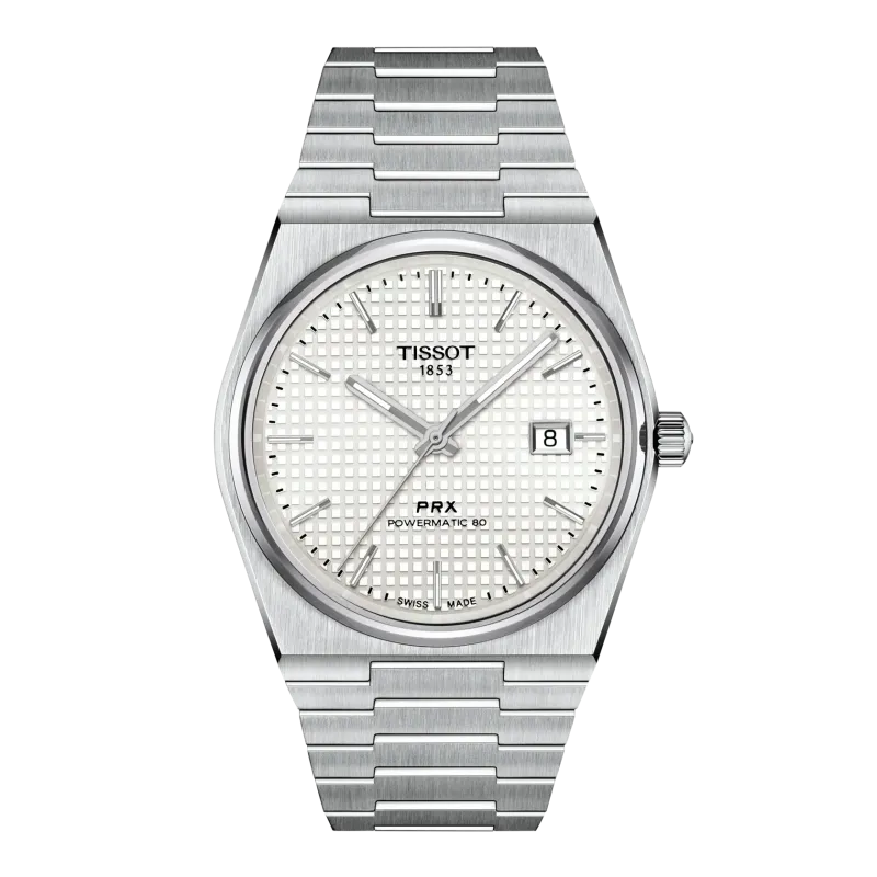Tissot PRX 40mm automatic movement, 80-hour power reserve, butterfly folding clasp with pushers, men's watch T137.407.11.111.00