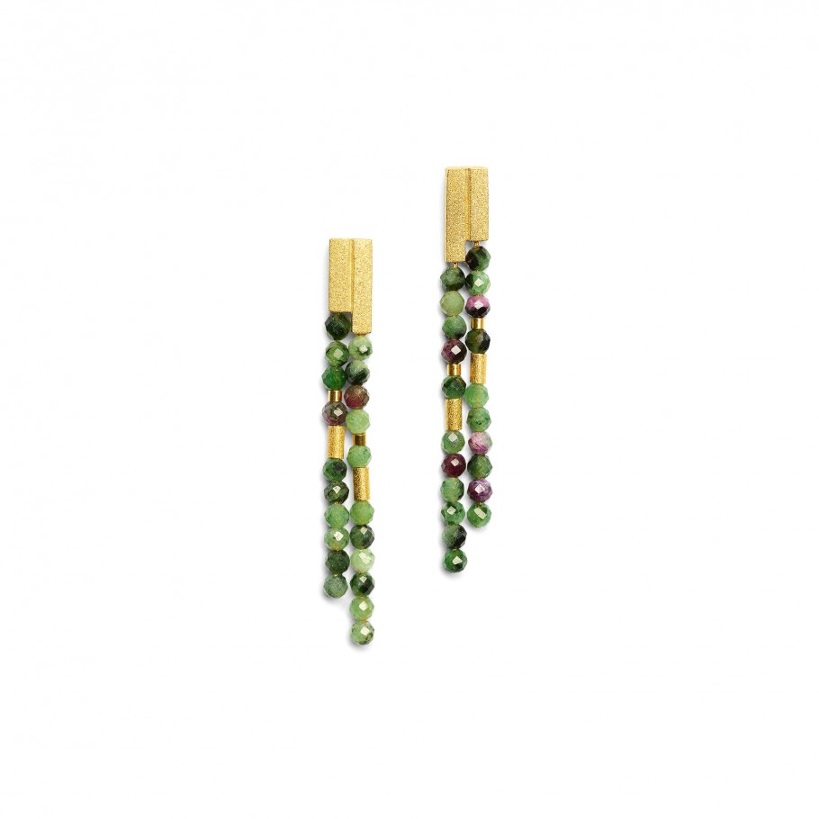 Bernd Wolf Yanika earrings ruby-zoisite 15767086