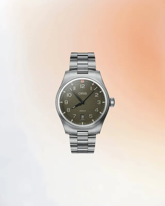 Oris ProPilot Date men's watch 01 733 7805 4167-07 8 20 04LC