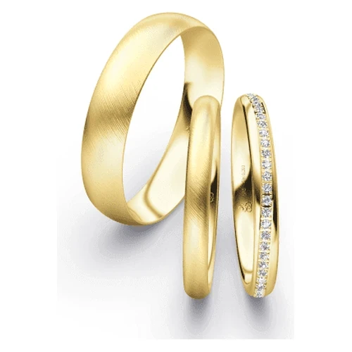 First Individual Love 3D TriSet Wedding Ring Pair Rauschmayer 72-02037 | 73-02037 | 72-02038