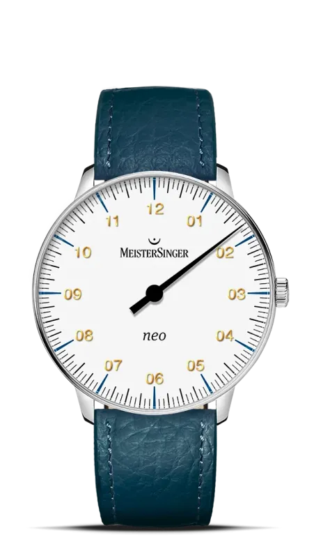 MeisterSinger Neo White with sapphire crystal, Swiss automatic movement, 36mm Men's Watch NES901G