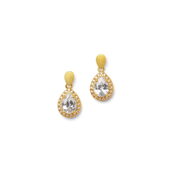Bernd Wolf Antoinette earrings zirconia 24 carat 15528156